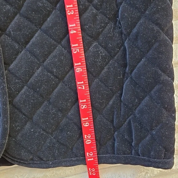 Vintage Quilted Velvet Gold Button Jacket - Picture 6 of 7